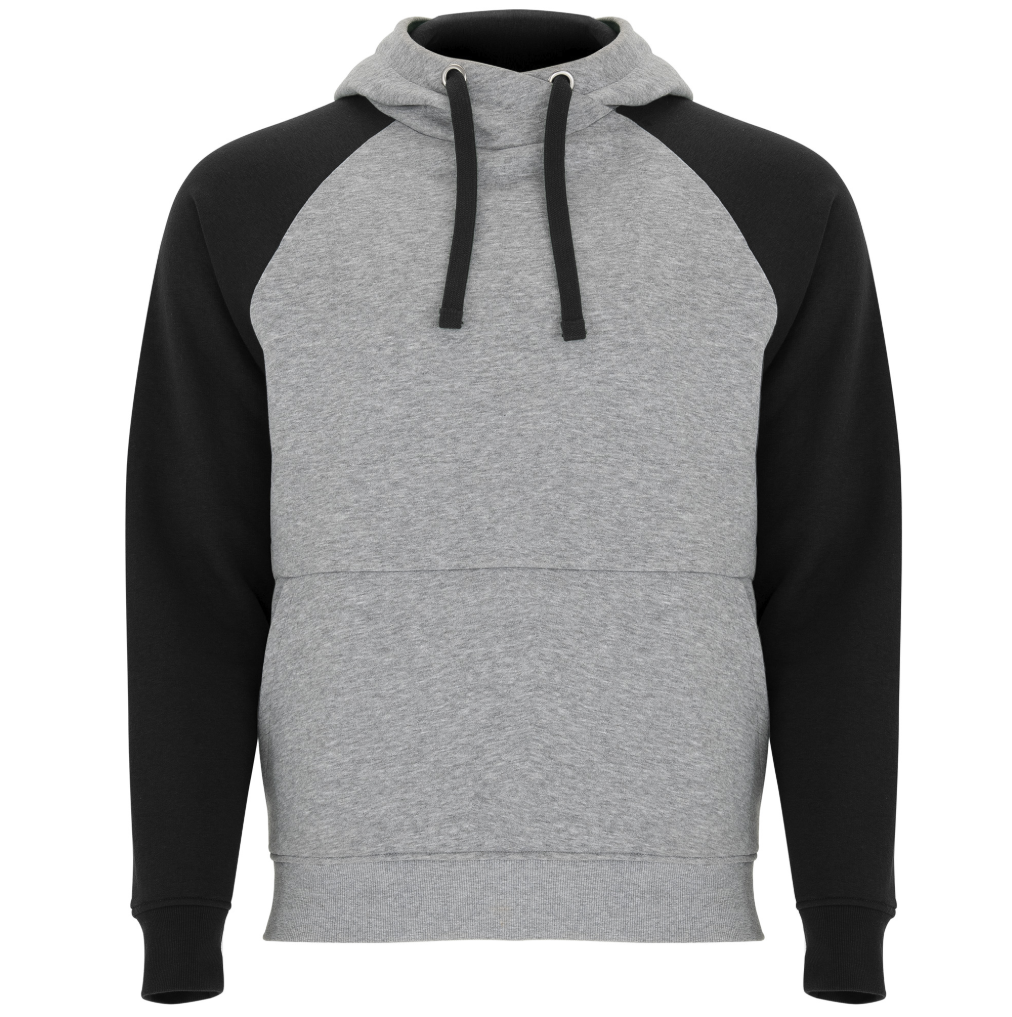 Hoodies golf Personnalisable Gris Manches Noir