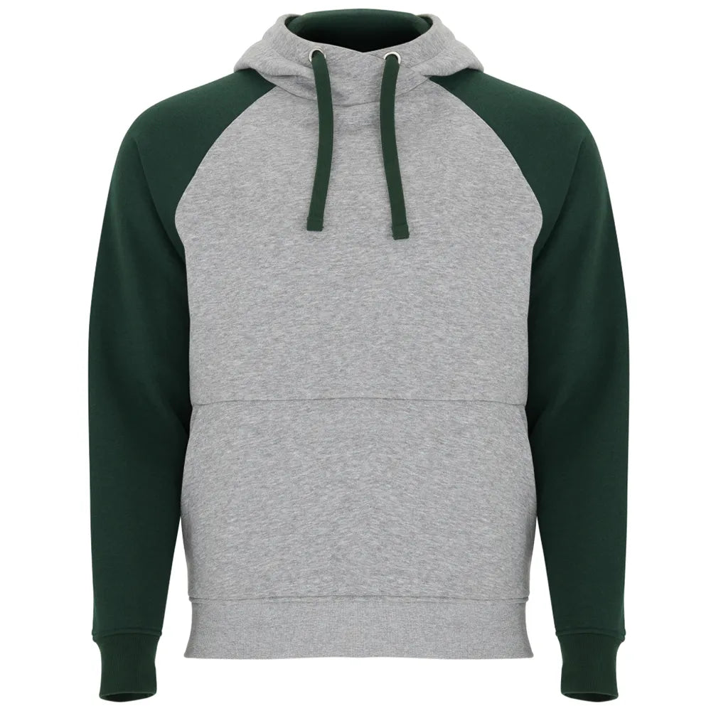 Hoodies golf Personnalisable Gris Manches Vert