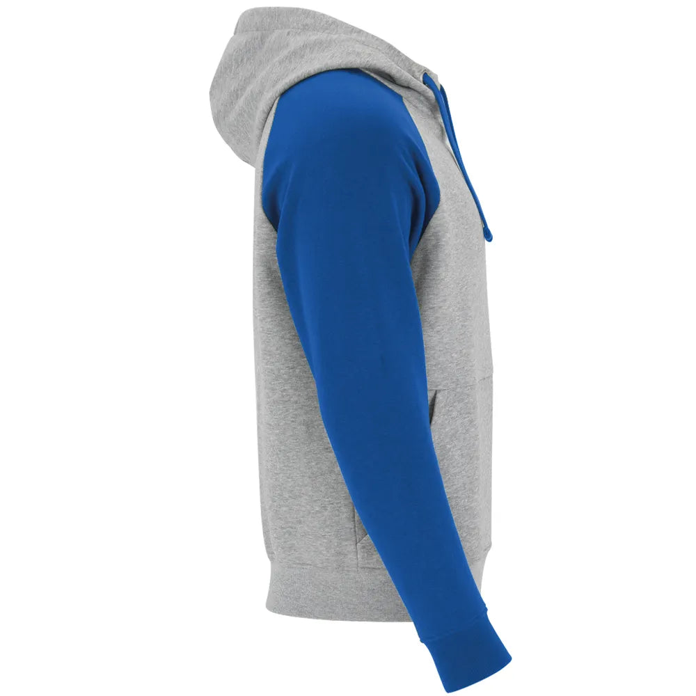 Hoodies golf Personnalisable Gris Manches Bleu