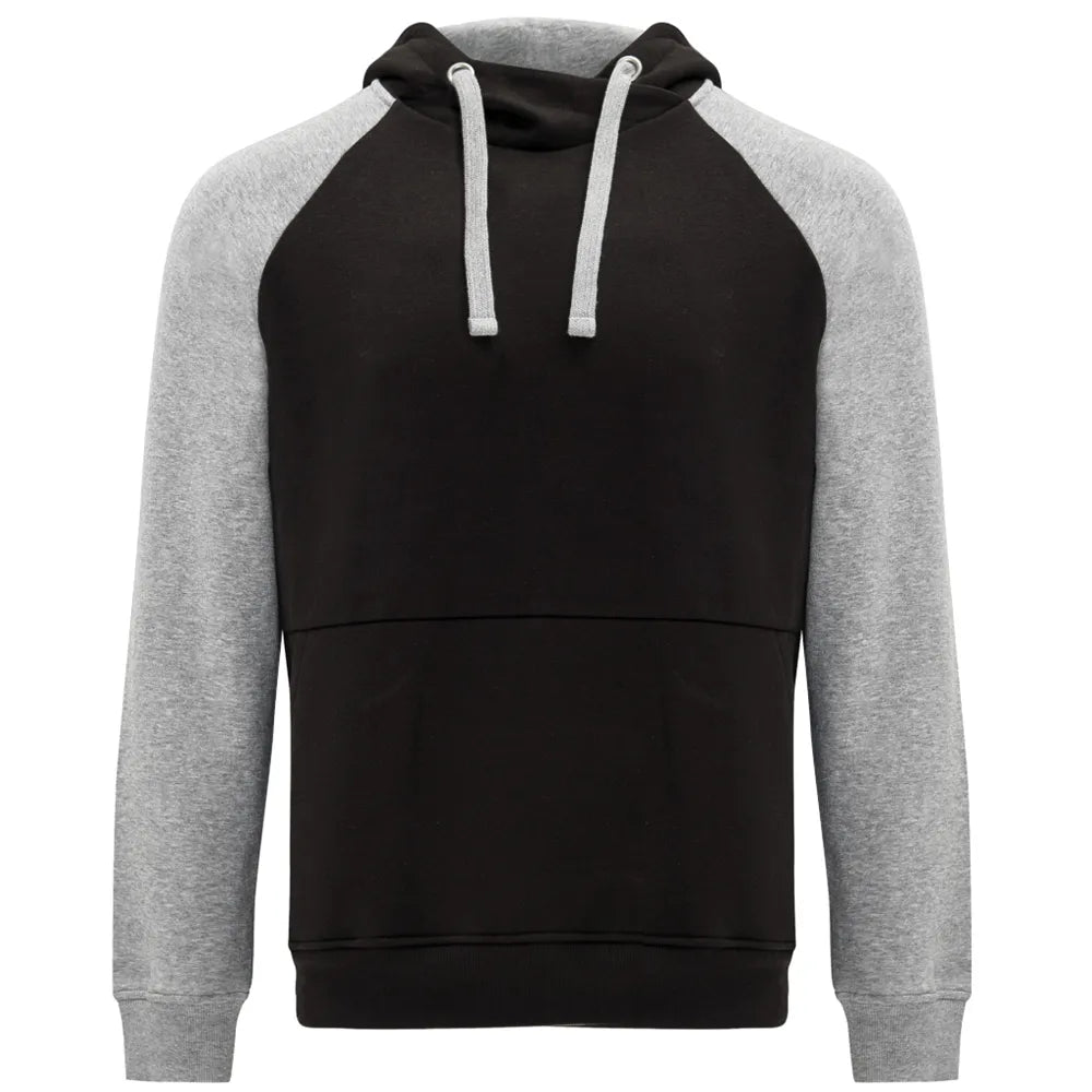 Hoodies golf Personnalisable Noir Manches Grise